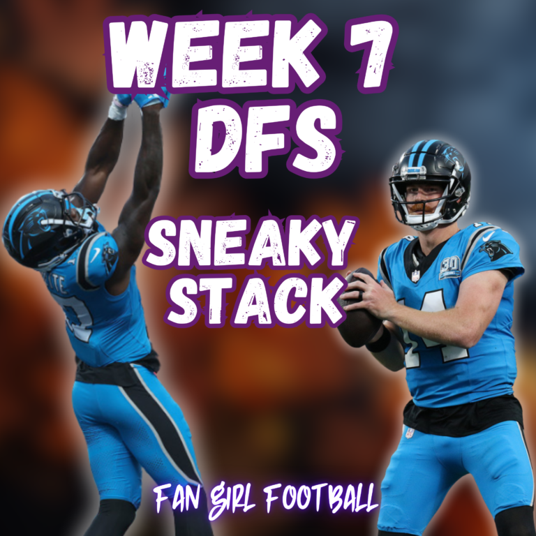 NFL DFS Strategy Week 7: Stacks and Stealth Choices